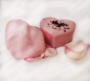 Heart Lotion/Massage Bar - Rosey Acai Berry - 80g - 1 pcs - 88 And Beyond